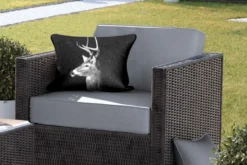 Coussins D'extérieur - Jardin - Profil Animal Cerf En Noir Et Blanc - 50x30 Cm 9 Coussins D'extérieur - Jardin - Profil Animal Cerf En Noir Et Blanc - 50x30 Cm -Jardin Meubles Magasin 1200x800 530