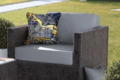 Coussin De Jardin - Carte - Amsterdam - Or - Zwart - 40x40 Cm - Résistant Aux Intempéries 9 Coussin De Jardin - Carte - Amsterdam - Or - Zwart - 40x40 Cm - Résistant Aux Intempéries -Jardin Meubles Magasin 1200x800 546