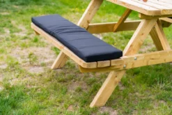 Paquet De Coussins De Table De Pique-nique MaximaVida Noir De Carbone 55 X 27,5 X 5 Cm - Hydrofuge - 4 Pièces -Jardin Meubles Magasin 1200x800 596