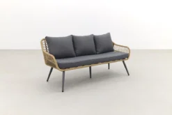 Ensemble Fauteuil-canapé Garden Impressions Margriet - Rotin Natural / Mystic Grey - 5 Pièces -Jardin Meubles Magasin 1200x800 619