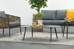 Garden Impressions Bali Ensemble De Salon 5 Pièces - Rotin Naturel - Noir Carbone / Gris Mystique -Jardin Meubles Magasin 1200x800 709