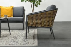 Garden Impressions Bali Ensemble De Salon 5 Pièces - Rotin Naturel - Noir Carbone / Gris Mystique -Jardin Meubles Magasin 1200x800 710