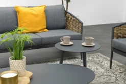 Garden Impressions Bali Ensemble De Salon 5 Pièces - Rotin Naturel - Noir Carbone / Gris Mystique -Jardin Meubles Magasin 1200x800 715