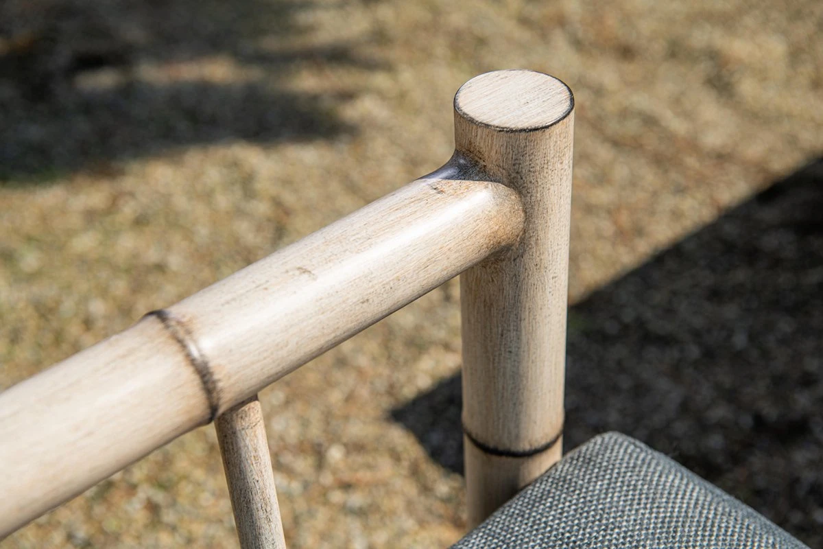 Garden Impressions Ensemble De Salon Lombok 4 Pièces - Aluminium - Bambou/gris Clair 4 Garden Impressions Ensemble De Salon Lombok 4 Pièces - Aluminium - Bambou/gris Clair – Image 4