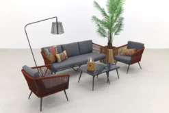 Garden Impressions Ensemble De Salon Canberra 5 Pièces - Corde - Gris Foncé/rouge/gris Clair 29 Garden Impressions Ensemble De Salon Canberra 5 Pièces - Corde - Gris Foncé/rouge/gris Clair -Jardin Meubles Magasin 1200x800 751