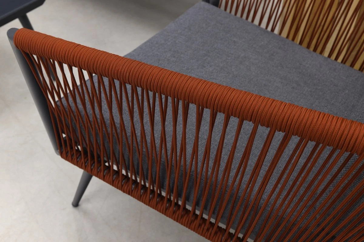 Garden Impressions Ensemble De Salon Canberra 5 Pièces - Corde - Gris Foncé/rouge/gris Clair 19 Garden Impressions Ensemble De Salon Canberra 5 Pièces - Corde - Gris Foncé/rouge/gris Clair – Image 19