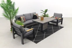 Ensemble Fauteuil-canapé Hammelton Avec Table De Jardin Ajustable Jersey - 4 Pièces -Jardin Meubles Magasin 1200x800 770