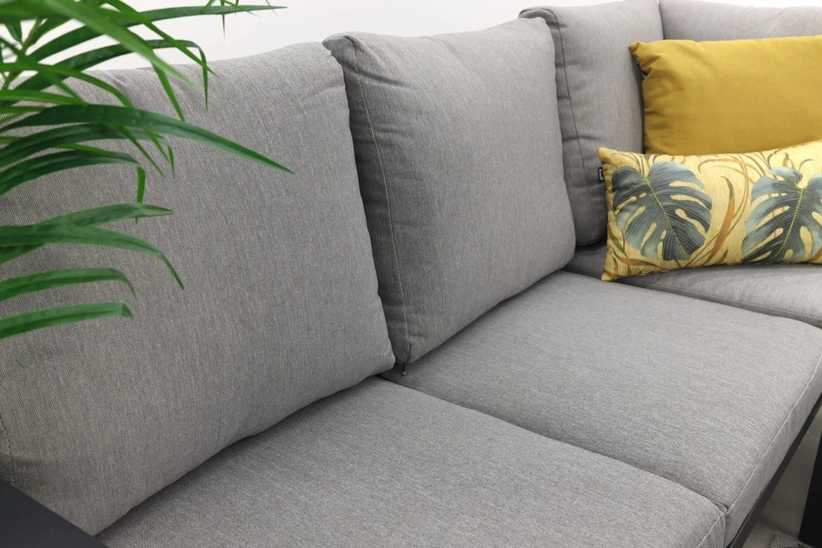 Garden Impressions Senja Ensemble De Salle à Manger Lounge 4 Pièces Gauche Avec Chaise - Gris Foncé 7 Garden Impressions Senja Ensemble De Salle à Manger Lounge 4 Pièces Gauche Avec Chaise - Gris Foncé – Image 7