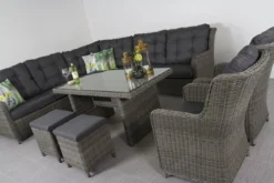 Ensemble De Salle à Manger Lounge Richmond + 2 Chaises De Jardin à Manger -Jardin Meubles Magasin 1200x800 805