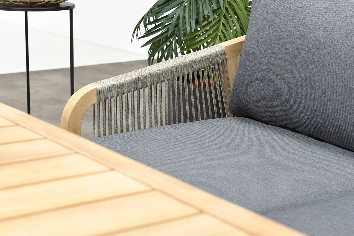 Garden Impressions Alora Salon Salle à Manger 5 Pièces Gauche - Gris Foncé 2 Garden Impressions Alora Salon Salle à Manger 5 Pièces Gauche - Gris Foncé – Image 2