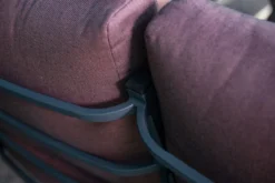 Garden Impressions Sergio Ensemble De Salon à Manger 3 Pièces Droite - Gris Foncé/rouge -Jardin Meubles Magasin 1200x800 833