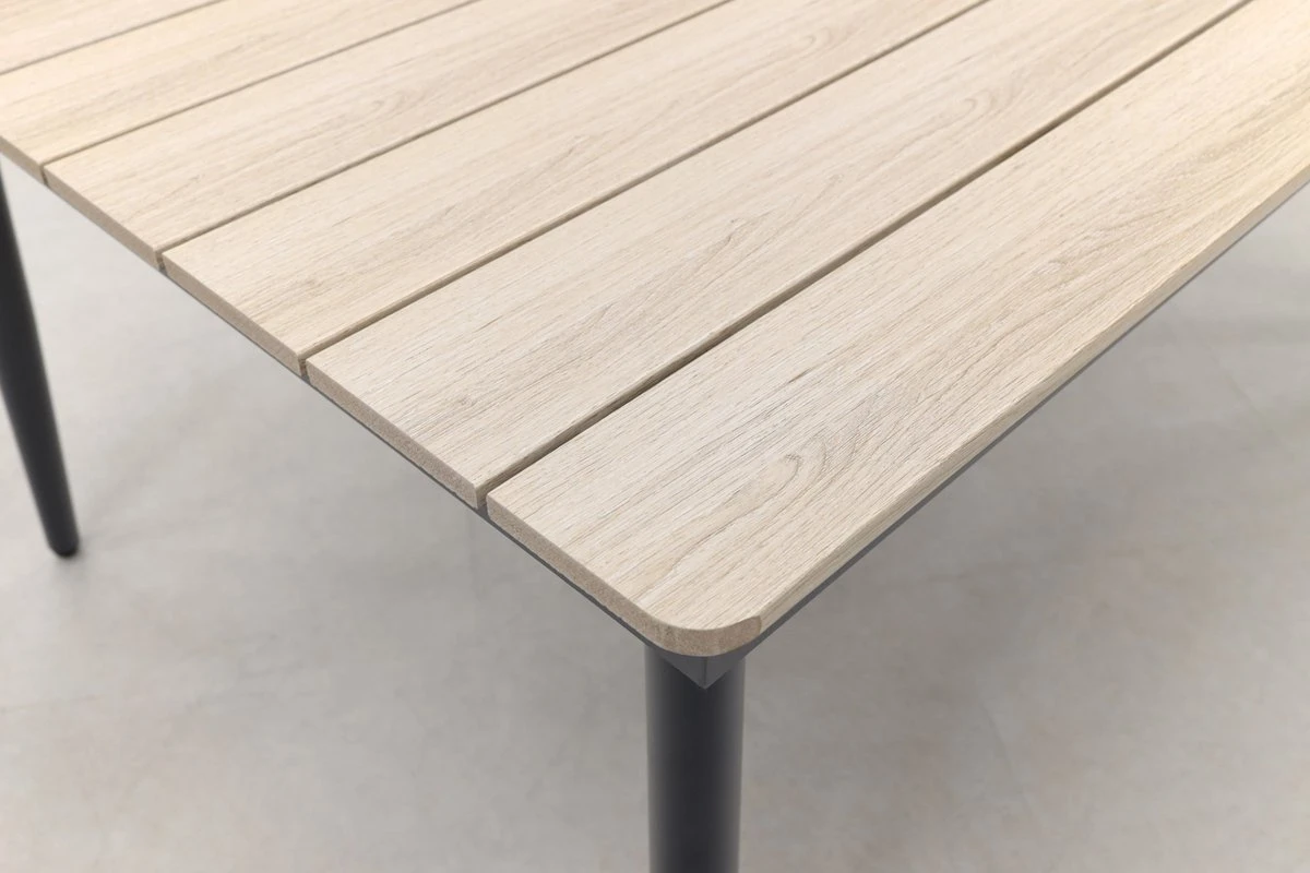 Garden Impressions Ensemble De Salle à Manger Margriet - Noir Carbone/Gris Menthe - 6 Pièces 9 Garden Impressions Ensemble De Salle à Manger Margriet - Noir Carbone/Gris Menthe - 6 Pièces – Image 9