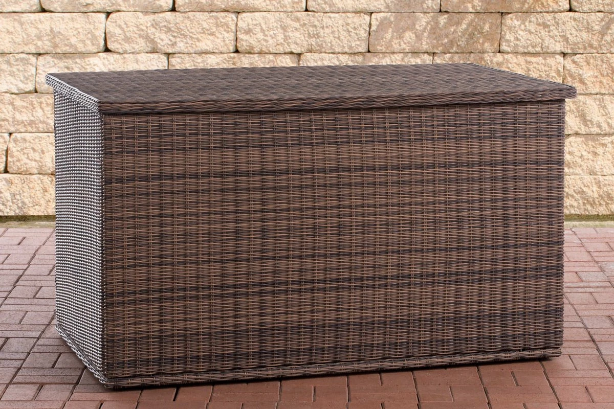Opbergbox En Rotin XL - 148 X 85 X 84 Cm Marron - Boîte à Coussins De Jardin - Imperméable - Avec Couvercle - Pour L'intérieur & L'extérieur - Boîte De Jardin 1 Opbergbox En Rotin XL - 148 X 85 X 84 Cm Marron - Boîte à Coussins De Jardin - Imperméable - Avec Couvercle - Pour L'intérieur & L'extérieur - Boîte De Jardin