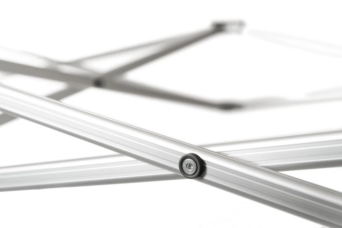 Tente De Fête Easy-Up 3x6 M Tente Pliante Professionnelle GO-UP50 Aluminium Bleu Incl. Sac De Transport Gratuit Sur Roulettes Et Kit D'arrimage Avec Piquets 2 Tente De Fête Easy-Up 3x6 M Tente Pliante Professionnelle GO-UP50 Aluminium Bleu Incl. Sac De Transport Gratuit Sur Roulettes Et Kit D'arrimage Avec Piquets – Image 2