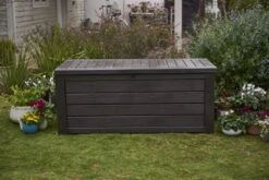 Boîte De Rangement En Plastique Keter Pour Coussins 570 Litres - 155 X 72 X 64 Cm - Anthracite -Jardin Meubles Magasin 1200x801 24