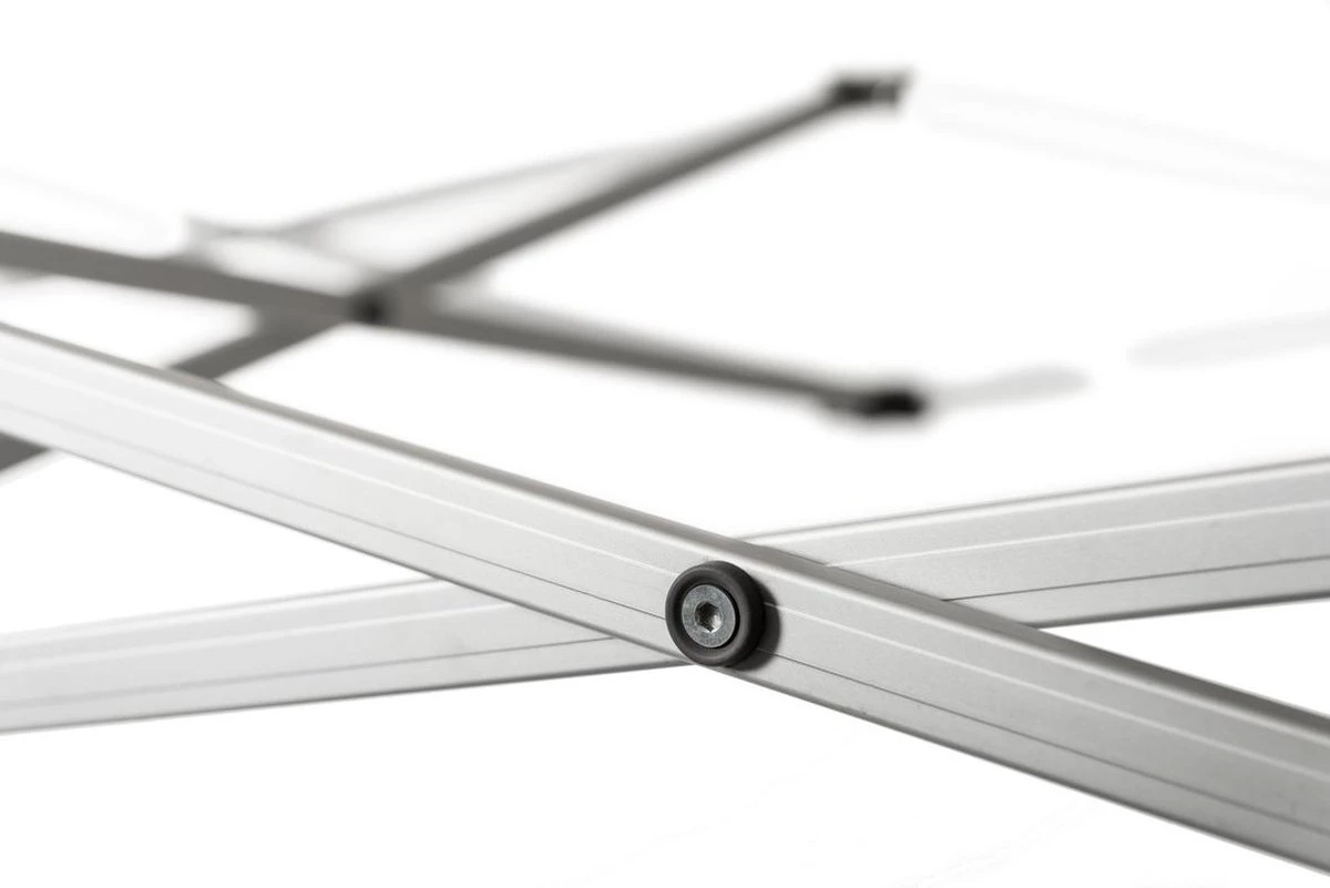 Tente De Fête Easy-Up 3x6 M Tente Pliante GO-UP40 Mm Aluminium Noir Incl. Sac De Transport Gratuit Sur Roulettes Et Kit D'arrimage Avec Piquets 2 Tente De Fête Easy-Up 3x6 M Tente Pliante GO-UP40 Mm Aluminium Noir Incl. Sac De Transport Gratuit Sur Roulettes Et Kit D'arrimage Avec Piquets – Image 2