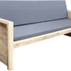 Wood4you - Banc De Jardin Vlieland - Kit De Construction `` Do It Yourself '' échafaudage Bois 180Lx57Hx72P Cm - Coussin Inclus
