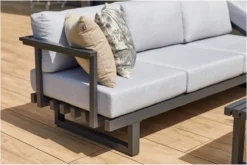 Hartman Calabria Corner Lounge Set Gris Clair Avec Table D'Appoint Calabria -Jardin Meubles Magasin 1200x802 17