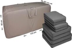 Sac Pour Coussins Lounge 125 X 80 H : 80 Cm - Housse De Coussin Jardin - RSB1258080