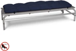 Beautissu Cushion Garden Cushion Lounger -Coussin De Bronzage Pour Salon De Jardin 190x60x8 Cm Blauw - Coussins De Jardin En Matelas Qualité Coussin - Flair RL -Jardin Meubles Magasin 1200x804 7