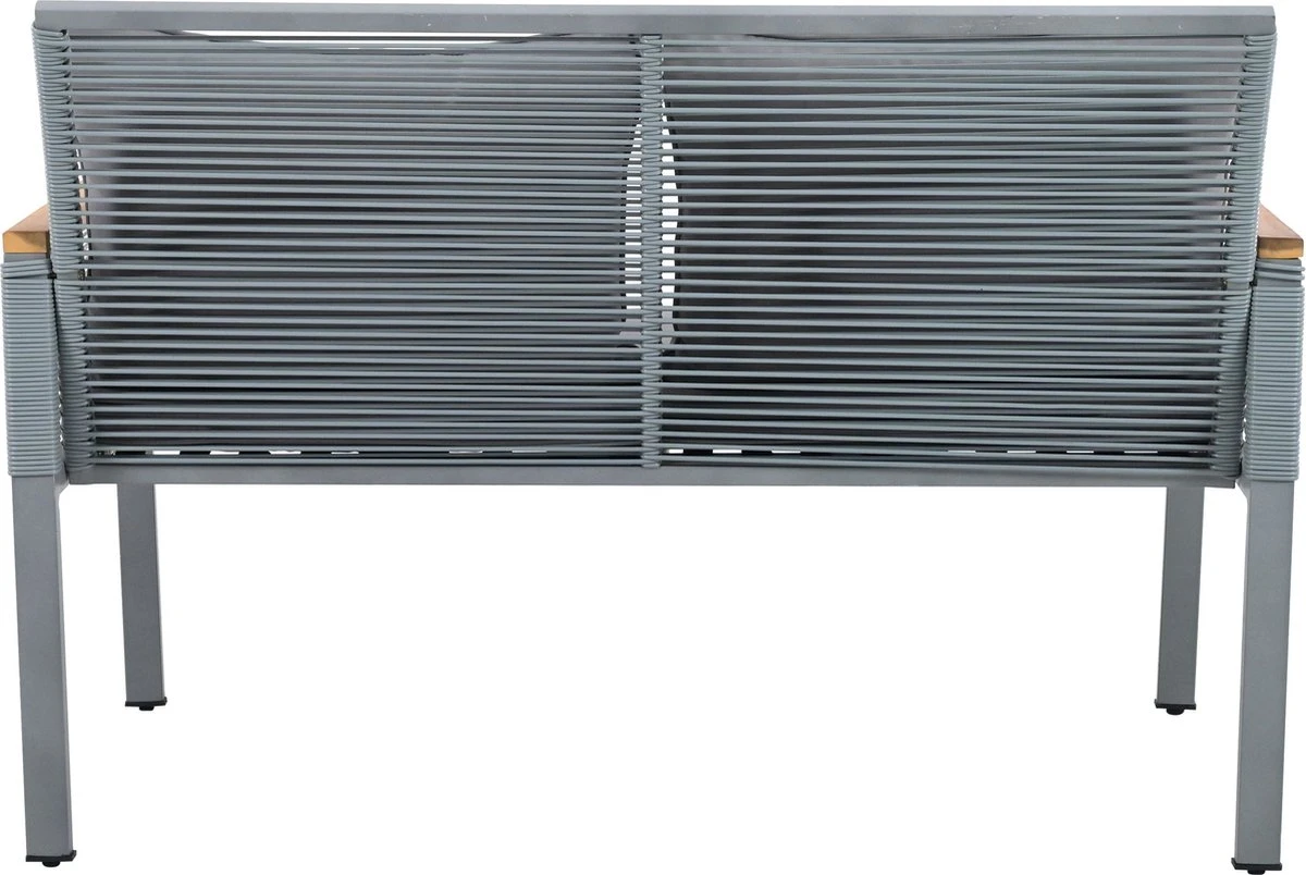 Salon De Jardin Merax - Salon De Jardin Avec Canapé Double - 2 Fauteuils Et Table - Salon De Jardin En Rotin Avec Coussins Gris 10 Salon De Jardin Merax - Salon De Jardin Avec Canapé Double - 2 Fauteuils Et Table - Salon De Jardin En Rotin Avec Coussins Gris – Image 10