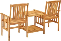 Prolenta Premium - Chaises De Jardin De Jardin Avec Table Et Coussins En Bois D'acacia Massif -Jardin Meubles Magasin 1200x806 3