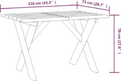 Prolenta Premium - Table De Jardin 110x73x70 Cm Pin Imprégné - Table - Table De Jardin - Tables De Tables De Jardin 11 Prolenta Premium - Table De Jardin 110x73x70 Cm Pin Imprégné - Table - Table De Jardin - Tables De Tables De Jardin -Jardin Meubles Magasin 1200x806 5