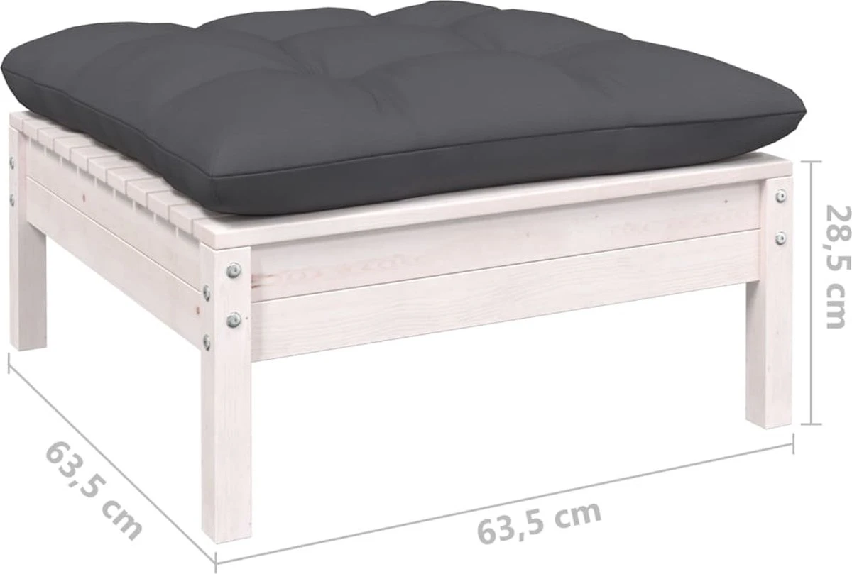 Prolenta Premium - Ensemble De Salon 14 Pièces Avec Coussins En Pin Massif Blanc - Maison Et Jardin 5 Prolenta Premium - Ensemble De Salon 14 Pièces Avec Coussins En Pin Massif Blanc - Maison Et Jardin – Image 5