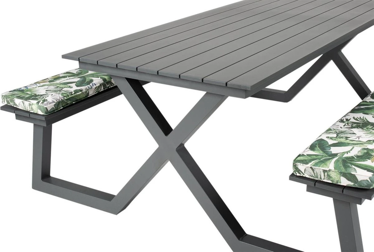 Paquet De Coussin De Table De Pique-nique MaximaVida Bliss 200 X 27,5 X 5 Cm -2 Pièces - Hydrofuge 3 Paquet De Coussin De Table De Pique-nique MaximaVida Bliss 200 X 27,5 X 5 Cm -2 Pièces - Hydrofuge – Image 3