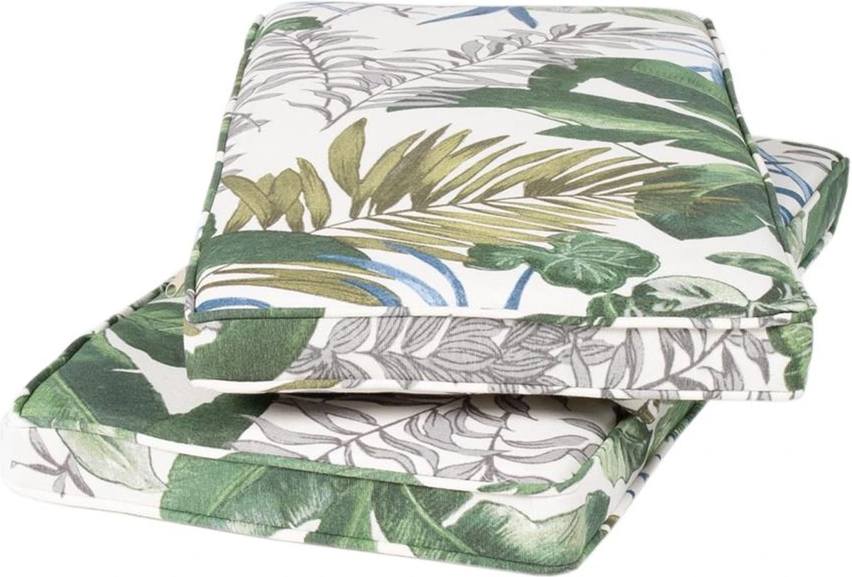 MaximaVida Kussen De Table De Pique-nique Bliss 55 X 27,5 X 5 Cm - Hydrofuge - 2 Pièces 1 MaximaVida Kussen De Table De Pique-nique Bliss 55 X 27,5 X 5 Cm - Hydrofuge - 2 Pièces