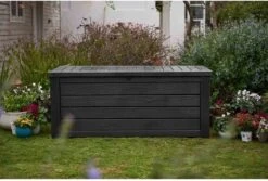 Boîte De Rangement En Plastique Keter Pour Coussins 570 Litres - 155 X 72 X 64 Cm - Anthracite -Jardin Meubles Magasin 1200x813 4