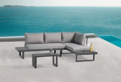 SenS-Line - Ensemble Lounge Multifonction Delphi - Pour L'extérieur - Set 3 Pièces - Aluminium/Polyester -Jardin Meubles Magasin 1200x815 4