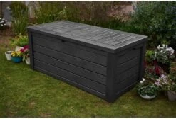 Boîte De Rangement En Plastique Keter Pour Coussins 570 Litres - 155 X 72 X 64 Cm - Anthracite -Jardin Meubles Magasin 1200x815 5