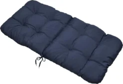 Beautissu Flair NL Set De 2x Coussins De Jardin - Coussin 100x50x8 Cm Blauw - Coussin D'assise Coussin De Matelas Pour Salon De Jardin -Jardin Meubles Magasin 1200x822 9