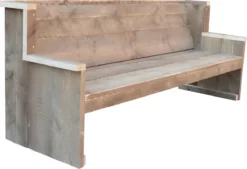 Wood4you - Banc De Jardin Zeeland - Emballage à Faire Soi-même Bois D'échafaudage - 180Lx72Hx62P Cm - Coussin Inclus -Jardin Meubles Magasin 1200x823 1