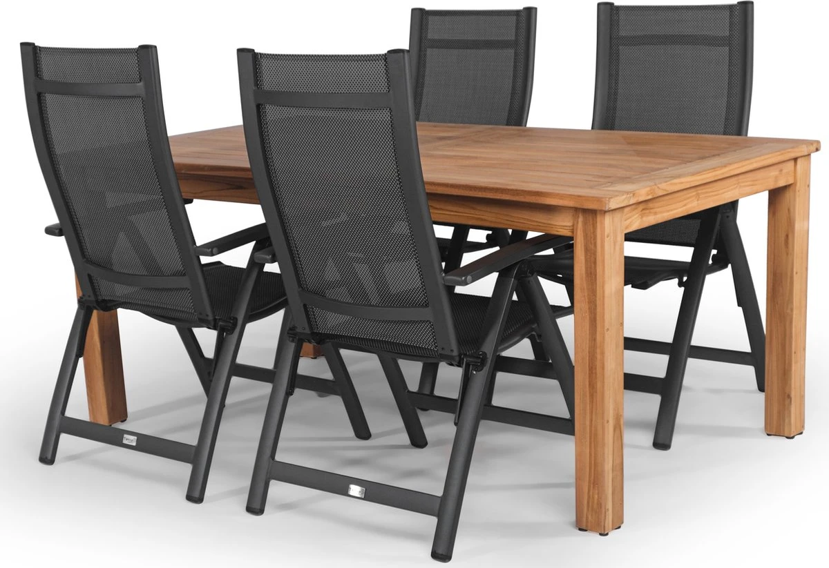 Seine | Table De Jardin / Table à Manger Pour 4 Personnes | 180 X 100 Centimètres | Rectangulaire | Bois De Teck | Pour L'extérieur 3 Seine | Table De Jardin / Table à Manger Pour 4 Personnes | 180 X 100 Centimètres | Rectangulaire | Bois De Teck | Pour L'extérieur – Image 3