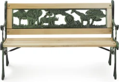 LIFA GARDEN Mini-Banc De Jardin, Banc D’Extérieur Pour Enfants, Mini Banc D’extérieur Bois, 82 X 39 X 50cm -Jardin Meubles Magasin 1200x826