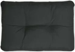 Beautissu Coussin D' Plein Air Résistant à L'eau 60x40x12 Cm - Coussin De Dossier Coussin Grijs Pour Salon De Mobilier De Jardin - Flair Lounge