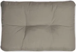 Beautissu Coussin D' Plein Air Résistant à L'eau 70x40x12 Cm - Coussin De Dossier Coussin Grijs Clair Pour Salon De Mobilier De Jardin - Flair Lounge