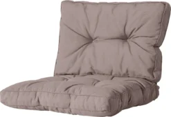 Madison - Coussin De Salon - Coussin De Jardin - Coussin D'assise - Coussin De Dossier - 2 Pièces - 60cm X 60cm - Florance Jute