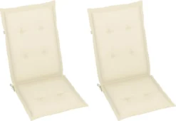 Prolenta Premium - Chaise à Bascule - Chaise à Bascule Avec Coussins En Bois D'acacia Massif - Crème - Balançoire -Jardin Meubles Magasin 1200x828