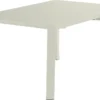 NATERIAL - Table De Jardin IDAHO - Table Extensible - 97/149 X 149 X 76 Cm - 6 à 8 Personnes - Aluminium - Beige - Table à Manger D'extérieur - Table Extensible - Table De Jardin - Extensible