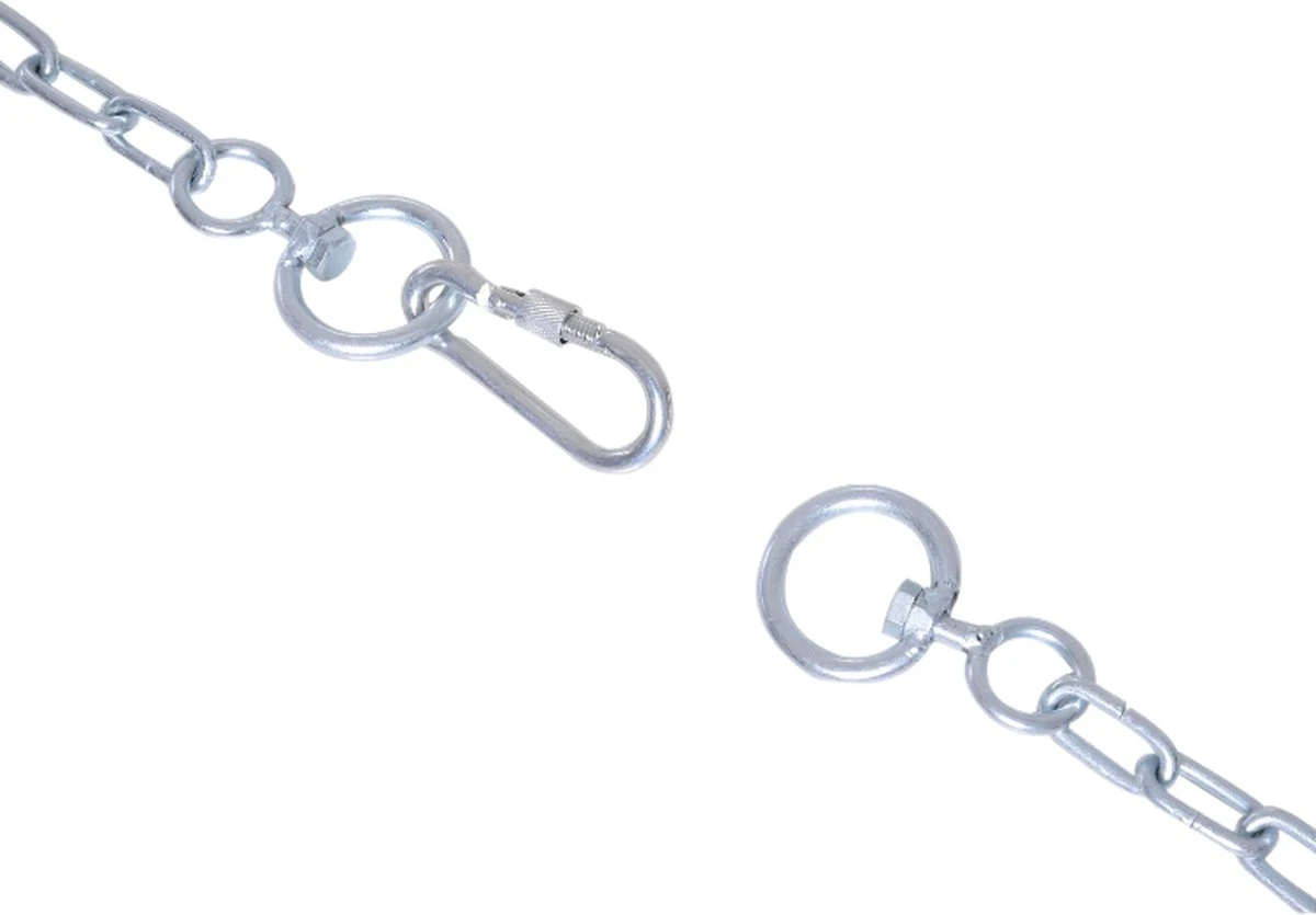 Banc Suspendu Nancy's Dunn - Banc De Jardin - Balançoire - 2 Places - Colliers - Métal - Zwart - 128 X 63 X 47 Cm 8 Banc Suspendu Nancy's Dunn - Banc De Jardin - Balançoire - 2 Places - Colliers - Métal - Zwart - 128 X 63 X 47 Cm – Image 8