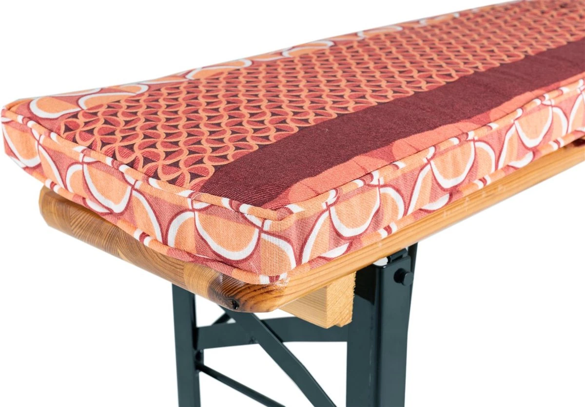 Paquet De Coussins De Table De Pique-nique MaximaVida Terra 120 X 27,5 X 5 Cm - 2 Pièces 3 Paquet De Coussins De Table De Pique-nique MaximaVida Terra 120 X 27,5 X 5 Cm - 2 Pièces – Image 3