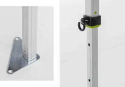 Tente De Fête Professionnelle Partyspace Pliable 3x3m - Cadre En Aluminium Avec épaisseur De Paroi De 2,5 Mm - Bâche De Toit En Polyester (avec Housse De Protection) - Zwart 15 Tente De Fête Professionnelle Partyspace Pliable 3x3m - Cadre En Aluminium Avec épaisseur De Paroi De 2,5 Mm - Bâche De Toit En Polyester (avec Housse De Protection) - Zwart -Jardin Meubles Magasin 1200x838