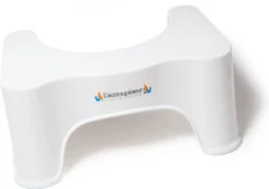 Le Tabouret Squat - Tabouret De Toilette Physiologique Recommandé Par Les Médecins - Un Ventre Plat Grâce à Une évacuation Complète - Adoptez LA Position Naturelle Anti-Constipation - Ergonomique, Pratique, Discrète