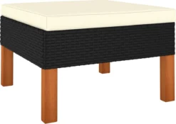 Prolenta Premium - Ensemble De Salon 3 Pièces Polyrotin Et Bois D'eucalyptus Massif - Maison Et Jardin -Jardin Meubles Magasin 1200x848 5