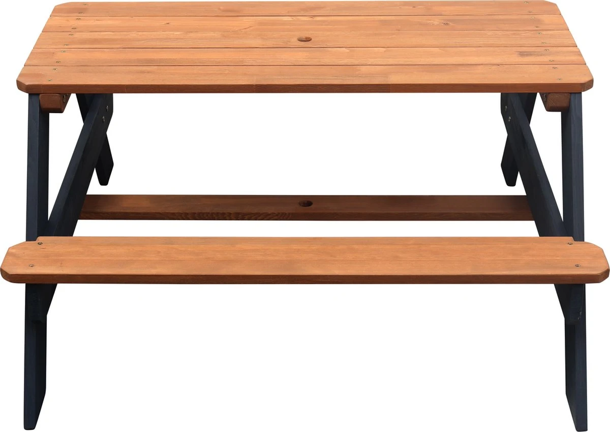 AXI Nick Table Pique Nique Avec Parasol Anthracite & Marron - Table De Jeu Enfant Pour Le Jardin 11 AXI Nick Table Pique Nique Avec Parasol Anthracite & Marron - Table De Jeu Enfant Pour Le Jardin – Image 11