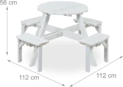 Table De Pique-nique Pour Enfants Relaxdays Avec Parasol - Table Et Chaises Pour Enfants à L'extérieur - Meubles Pour Enfants -Jardin Meubles Magasin 1200x852