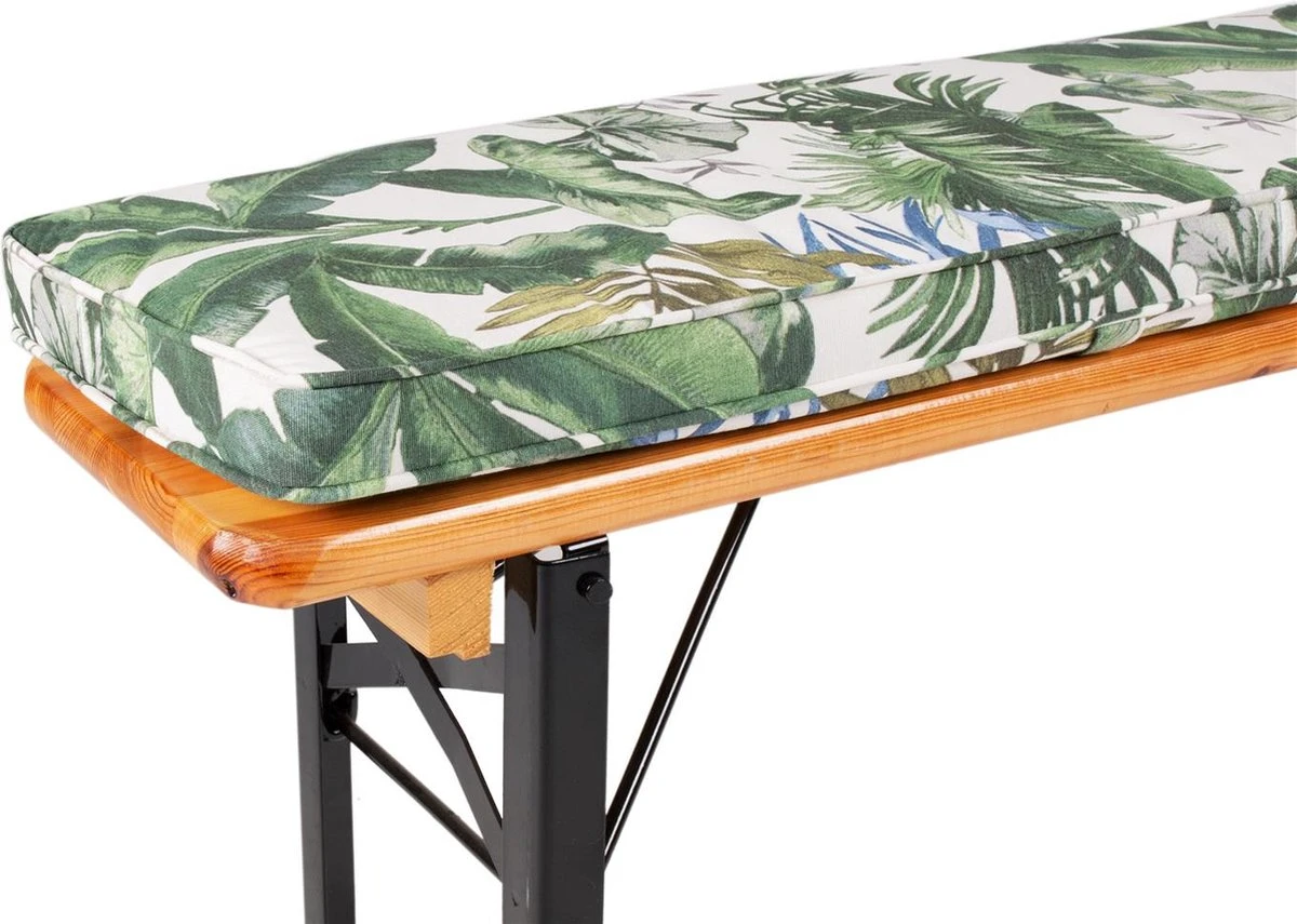 MaximaVida Kussen De Table De Pique-nique Bliss 55 X 27,5 X 5 Cm - Hydrofuge - 2 Pièces 3 MaximaVida Kussen De Table De Pique-nique Bliss 55 X 27,5 X 5 Cm - Hydrofuge - 2 Pièces – Image 3